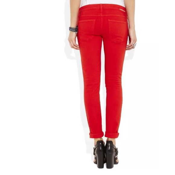 New CURRENT/ELLIOT THE ROLLED SKINNY Low Rise Jeans - Picture 4 of 8